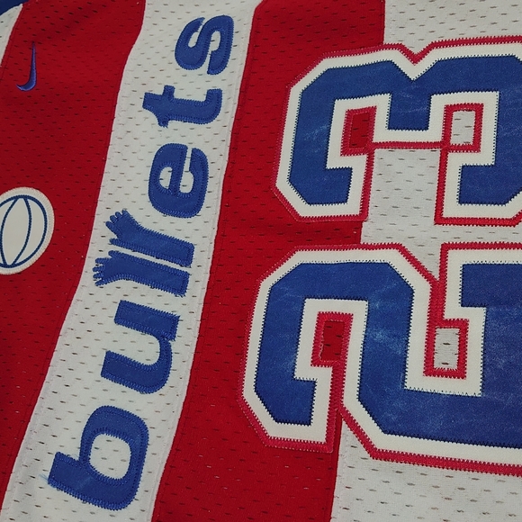 Michael Jordan's Nike Washington Bullets Jersey (XL) - Picture 5 of 8